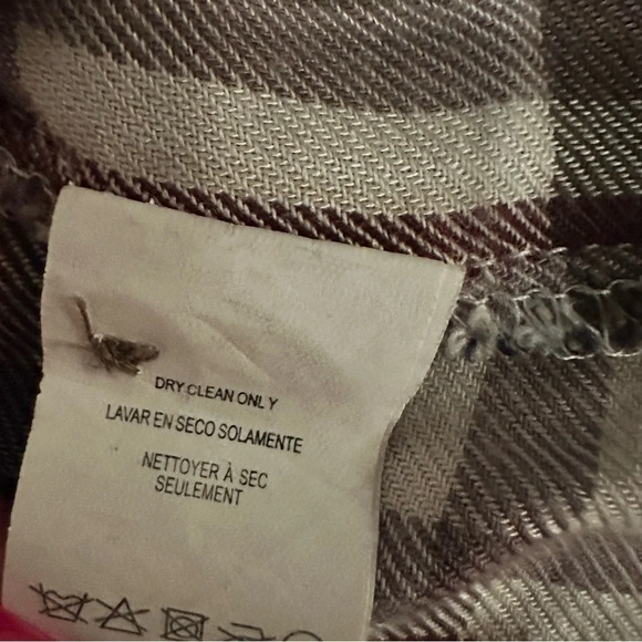 Thread & Supply plaid long sleeve button up blouse olive copper size M - Picture 6 of 7